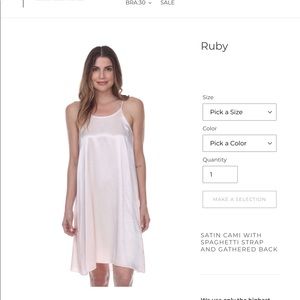 PJ Harlow satin cami